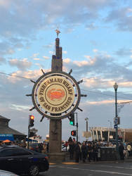 San Francisco Fishermans Wharf sign