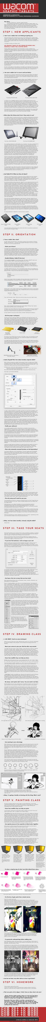 Wacom Starter's Guide 2011 by fox-orian