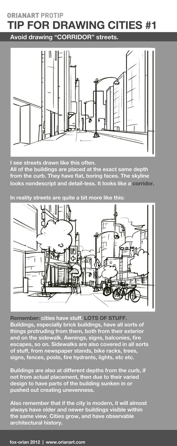 Drawing Cities 1 - Corridor Streets by fox-orian
