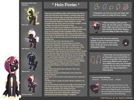 (50P MYO Fee) Holo-Pony Species Reference Sheet