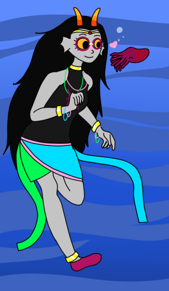 Feferi and her Cuttlefish