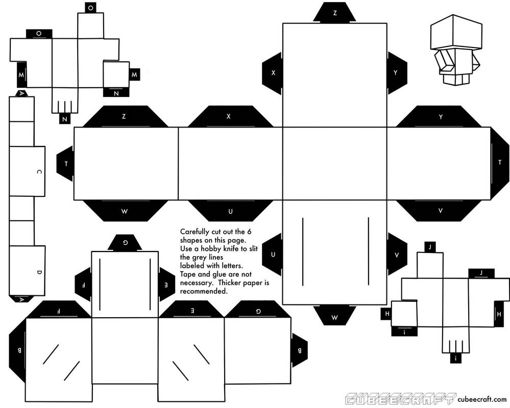 Cubeecraft En Blanco by cookingpapa10 on DeviantArt