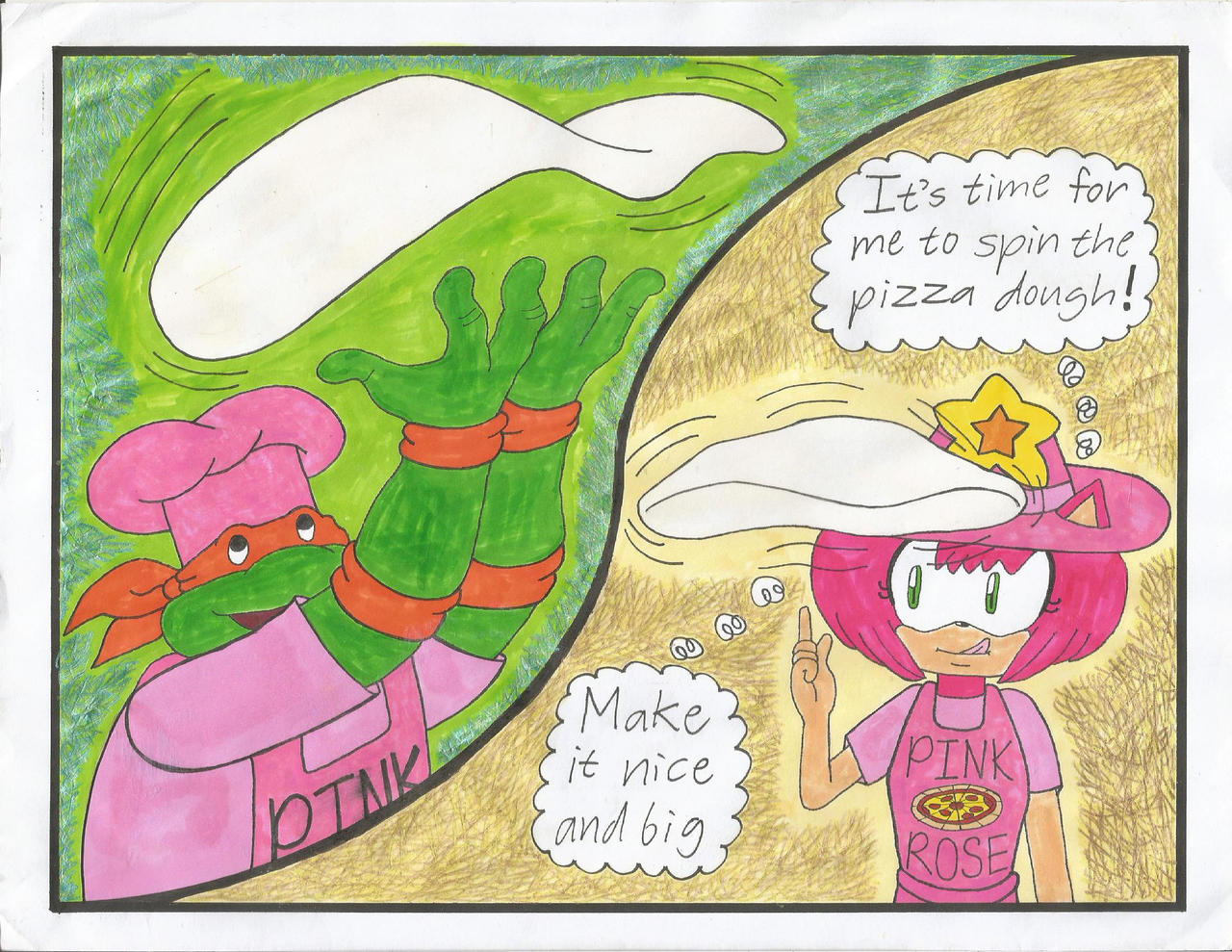 Team Pink Rose: It's Pizza Time! Comic Page 165 by ImmanuellaLissa on ...