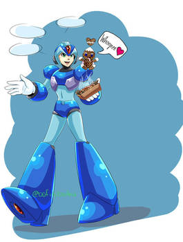 Collab: Megaman X gives Whoopee some Takoyaki