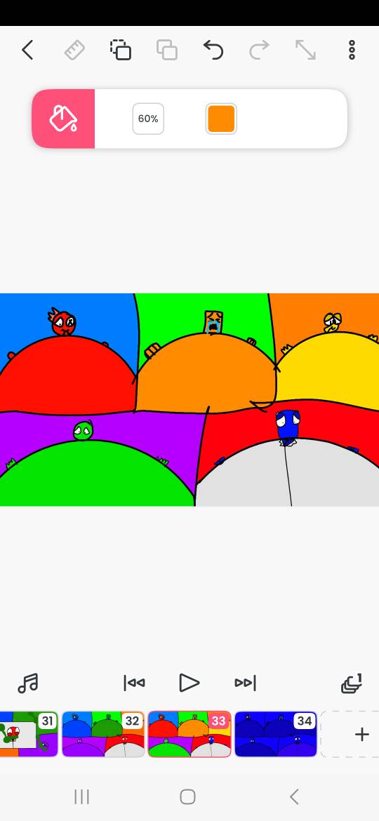 Rainbow friends orange inflation by sumayyahcats on DeviantArt