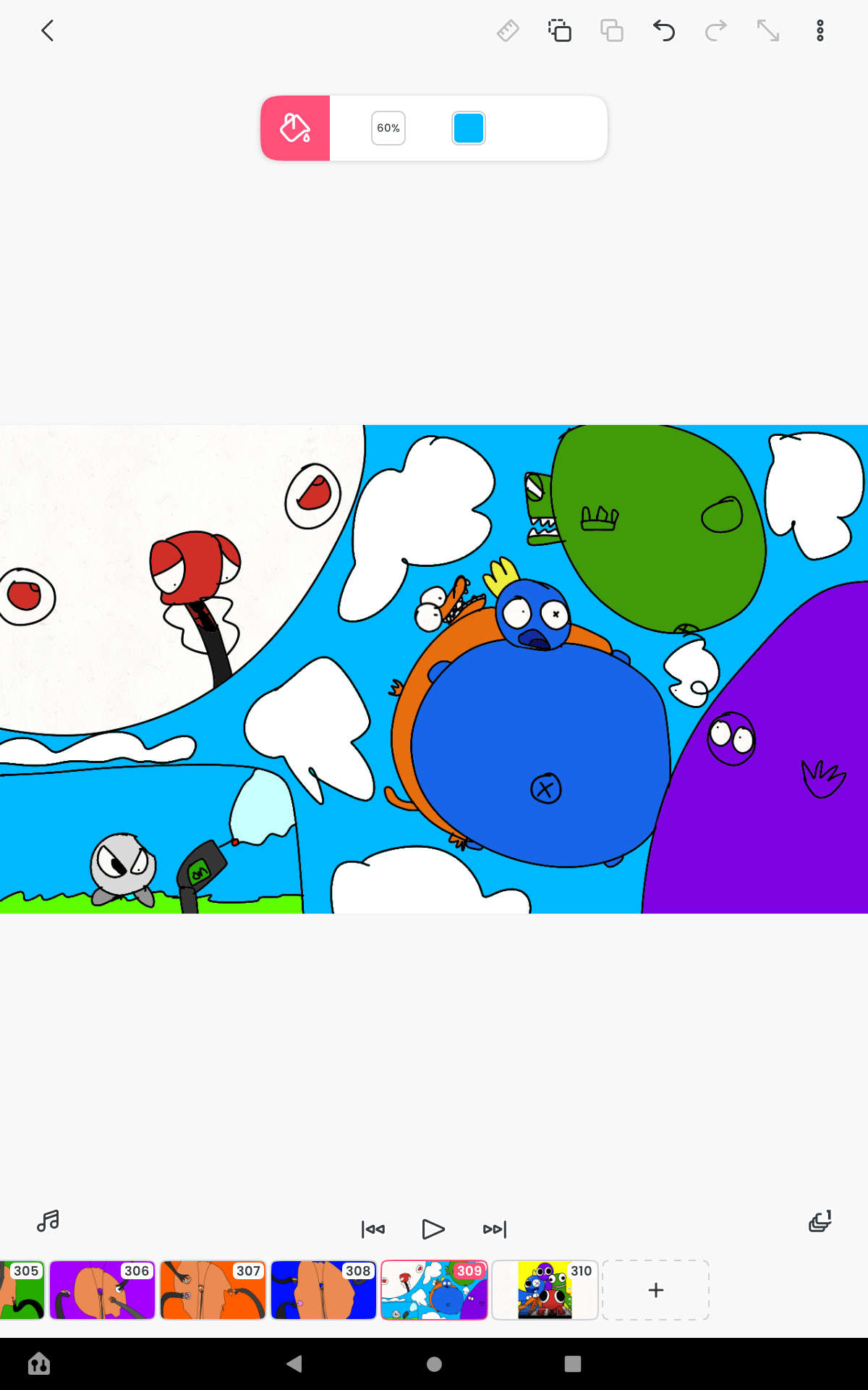 Rainbow friends gametoons blueberry inflation by rainbowfriends37437 on  DeviantArt