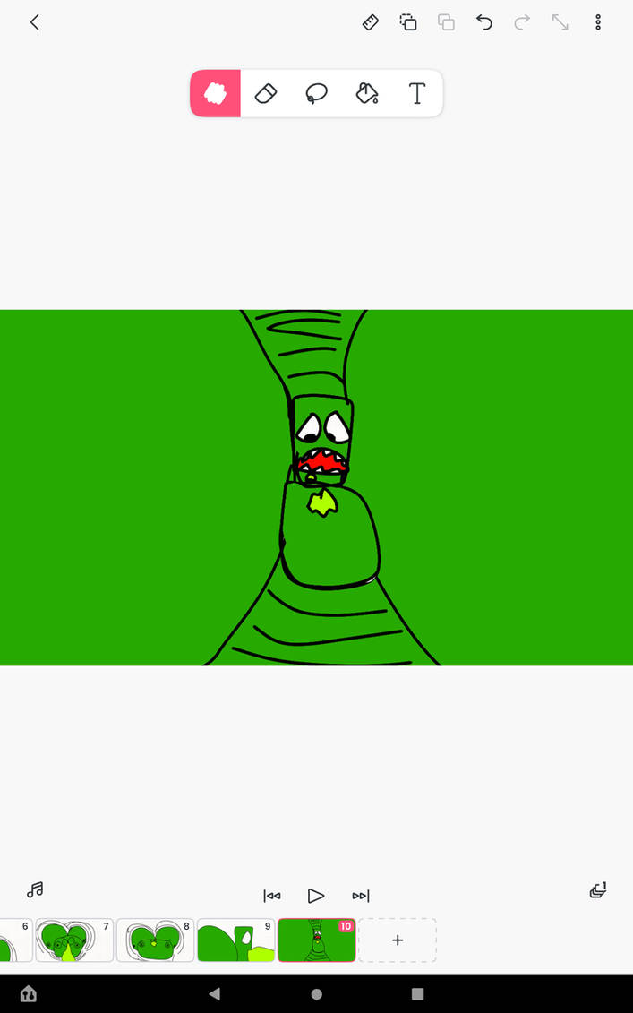 Green blob inflation 10-10 by rainbowfriends37437 on DeviantArt