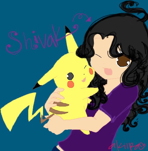 Shivak loves pokemon