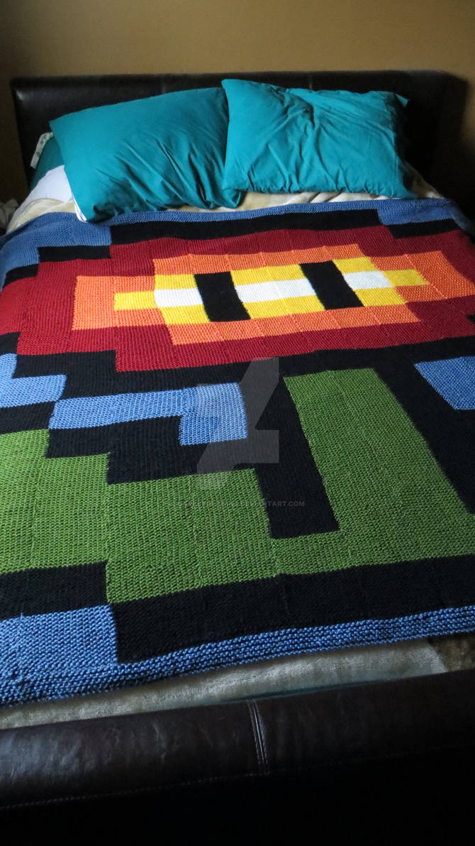 Fire Flower Blanket