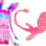 Sylveon and Mew