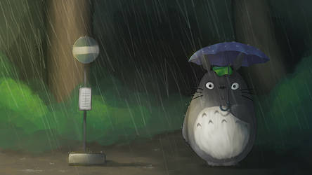 My Neighbor Totoro - Waiting for the bus