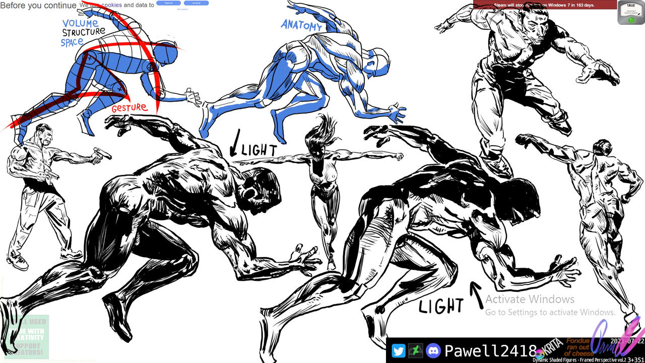 Dynamic Composition Figure Dynamic Shaded Figures by Pawell2418 on DeviantArt