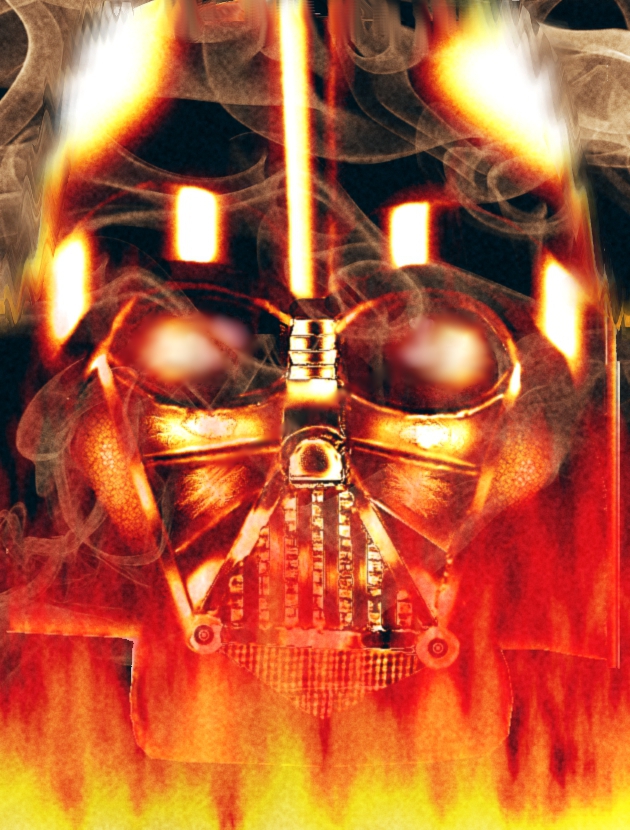 Burning Vader