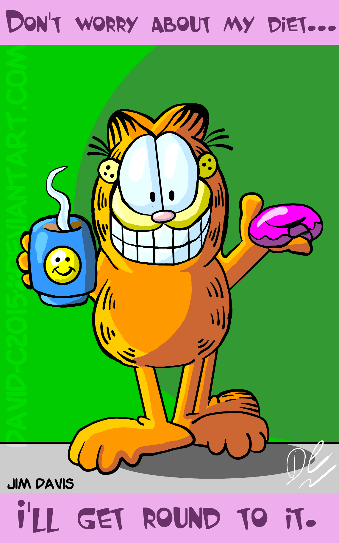 Garfieldcoffeeposterink