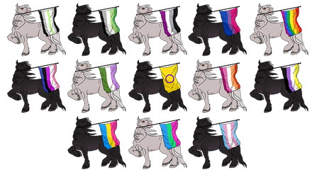 Queer horse flag