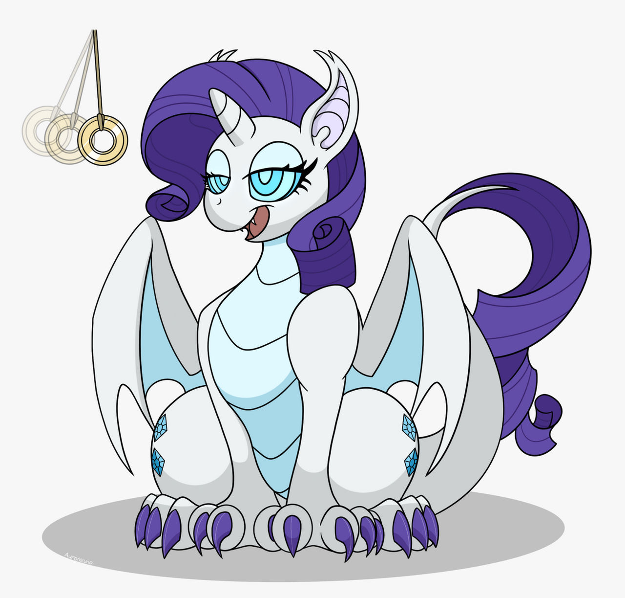 Dragon Rarity Rarity Dragonified by Auroracuno on DeviantArt