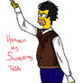 Homer Simpson As Sweeney Todd1