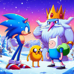 Sonic in adventure time