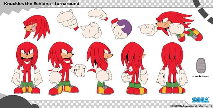 Sonic Rivals Knuckles Layout Knuckles ref by crks45 on DeviantArt