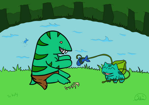 Tidehunter and Bulbasaur!