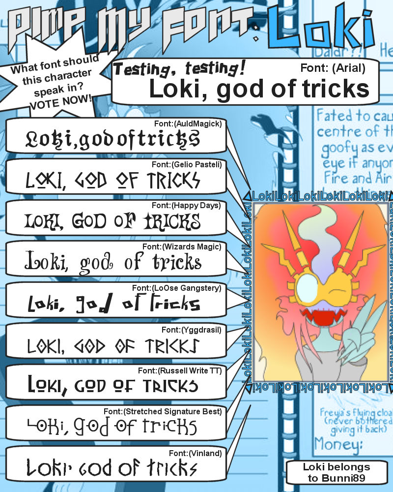 Loki Font Ransom Pimp My Font - Loki by Bunni89 on DeviantArt