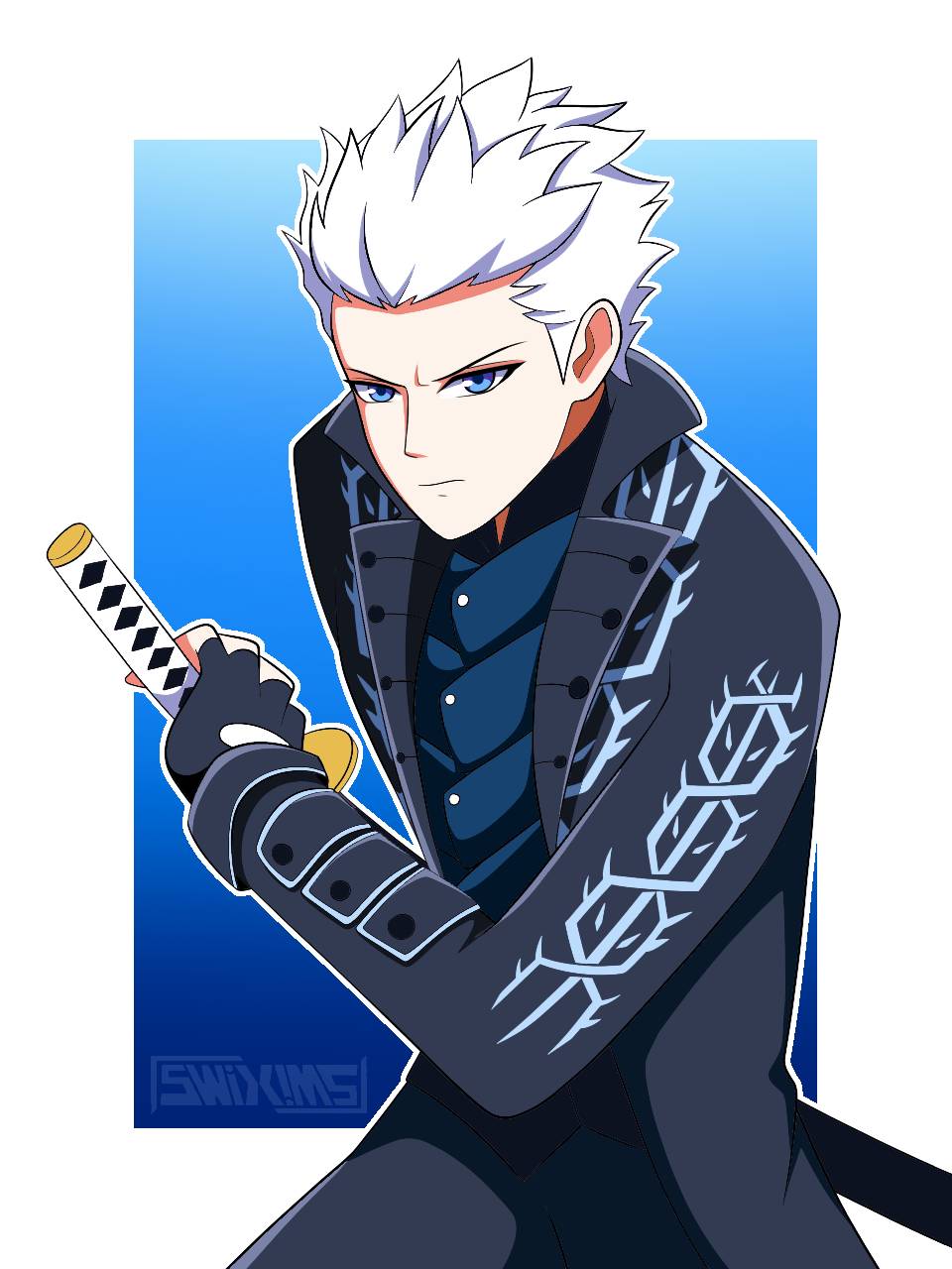 Vergil Sparda by Swixims on DeviantArt