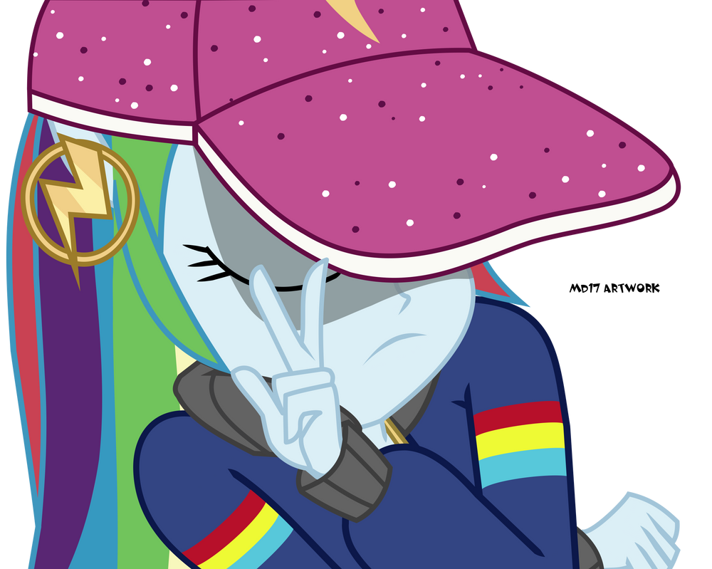 Rainbow Dash Rapper EG (Vector) by ManDash17 on DeviantArt
