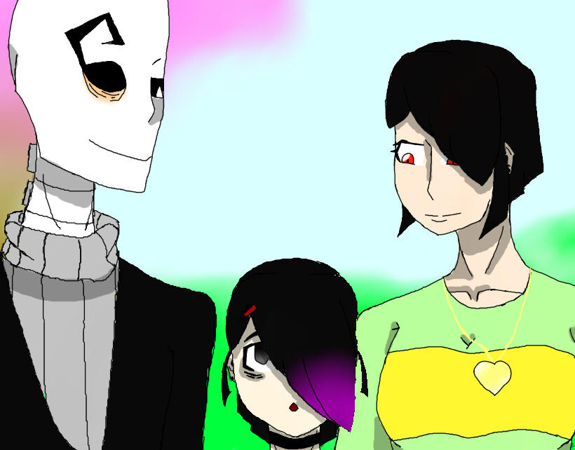 Chara Gaster and Null by Foxza000 on DeviantArt