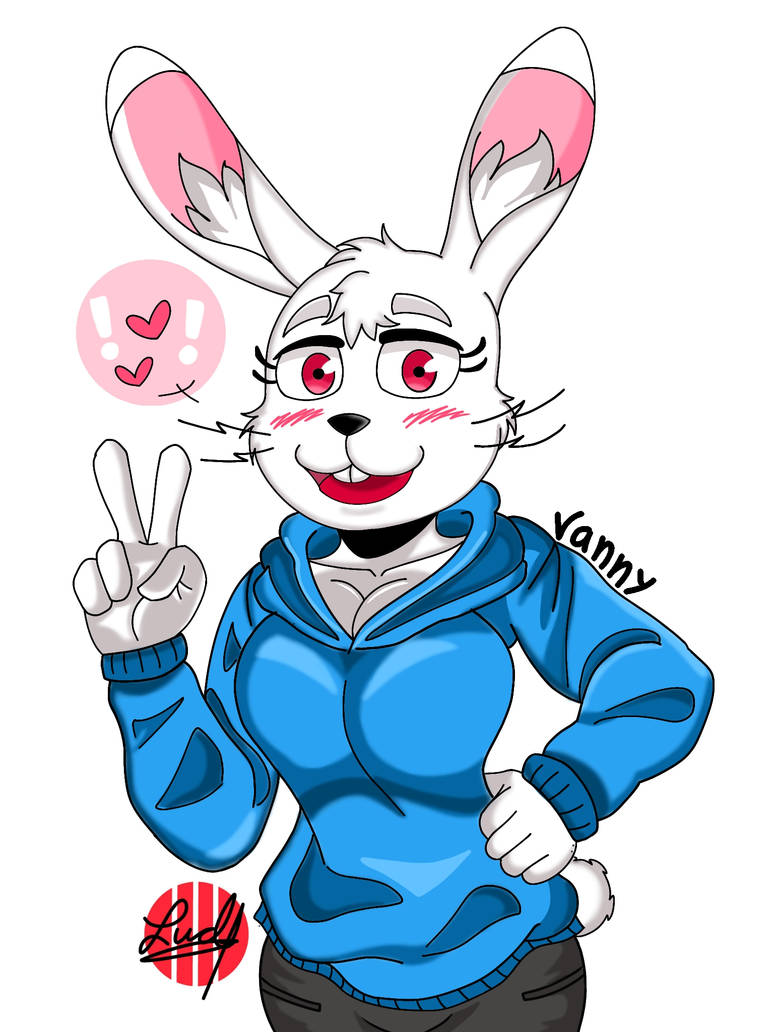 Vanny Pink Rabbit Vanny the bunny by ludwghy on DeviantArt