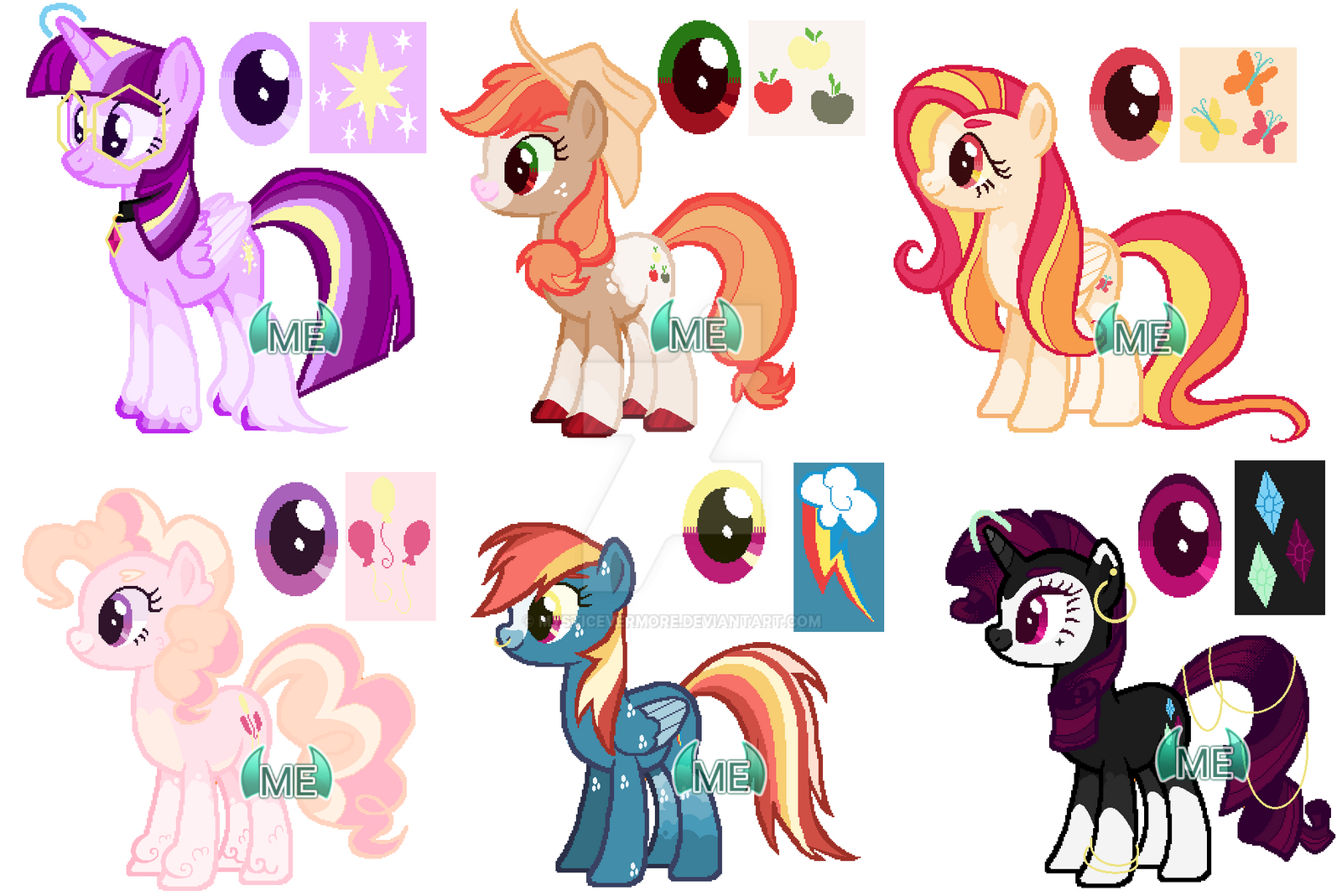 Mlp Re Find MLP Recolor redesign adopts - open by MysticEvermore on DeviantArt