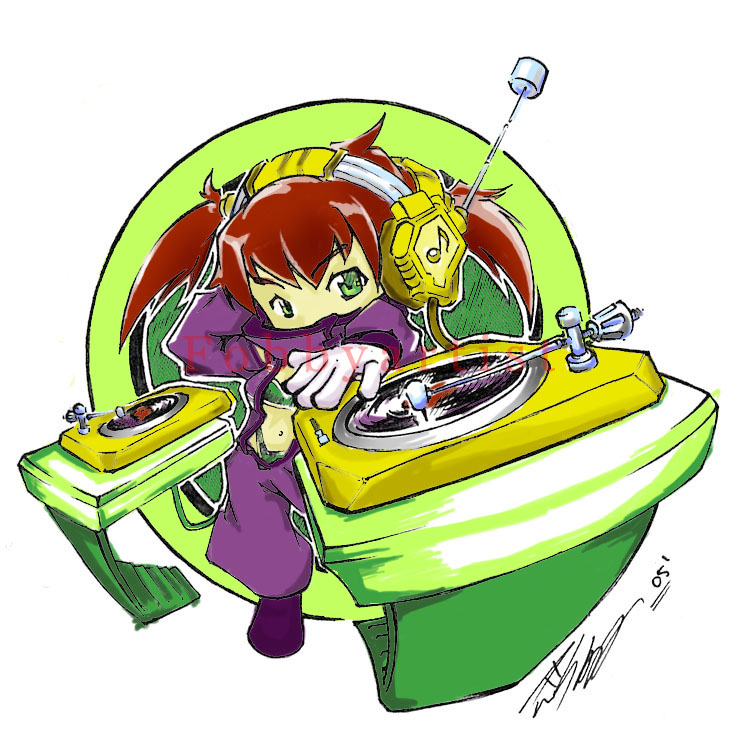 Chibi DJ _ First CG Color