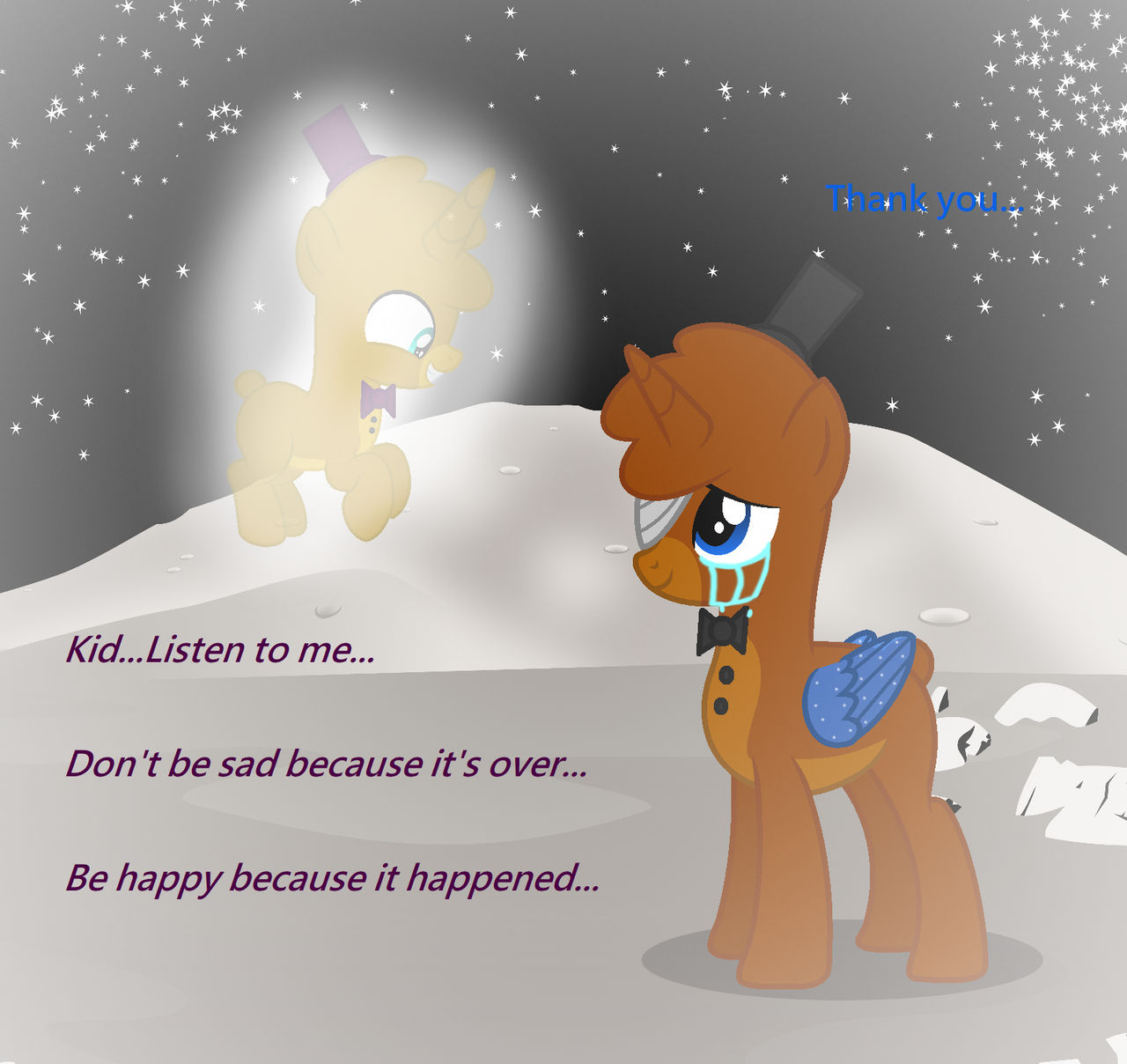 Don't be sad because it's over... by yuettung116