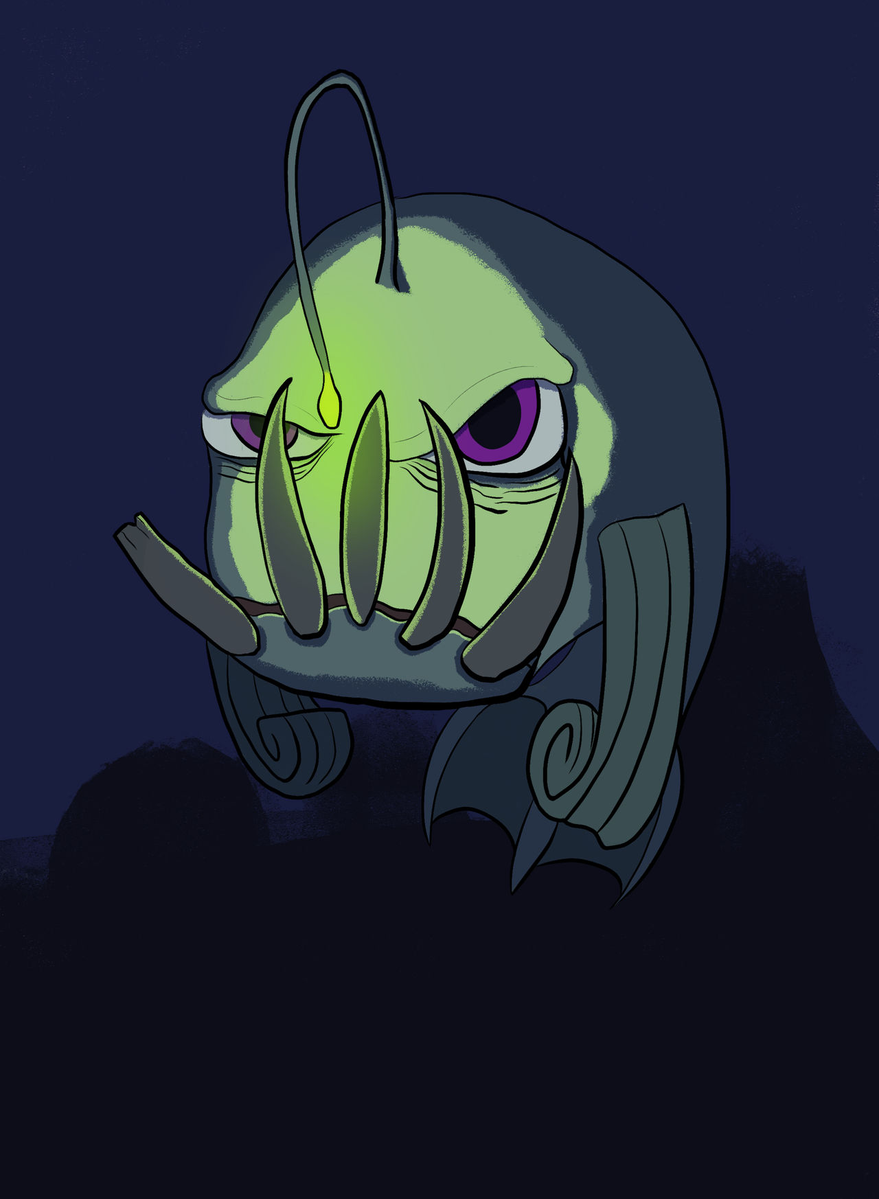 Angry Angler Fish by percival49 on DeviantArt