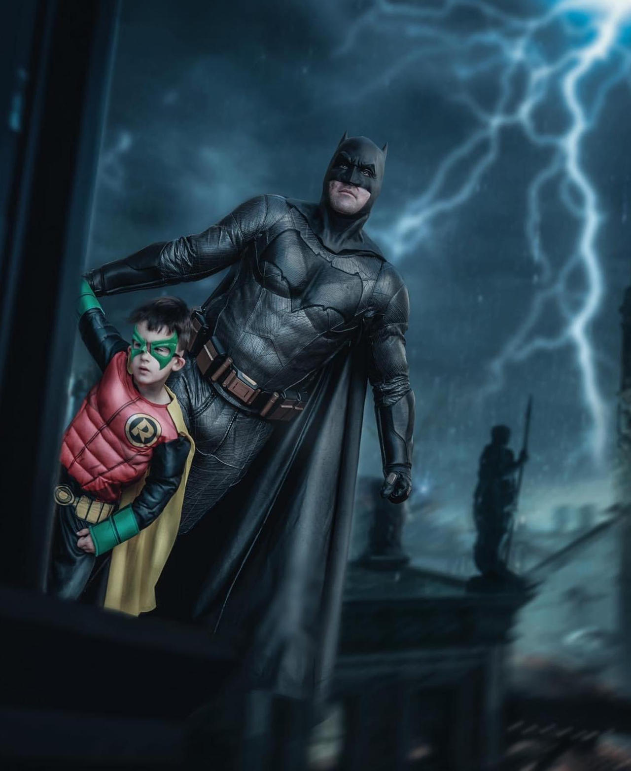Batman Edited Batman and Robin edited by CWeeksCosplay on DeviantArt