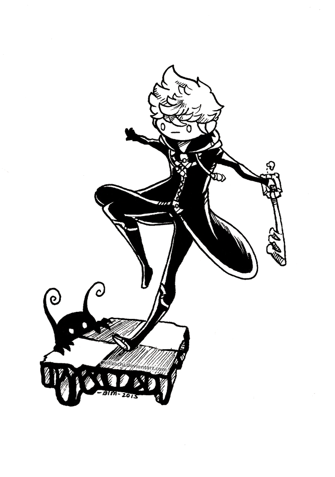 Inktober Day 02: Keyblade