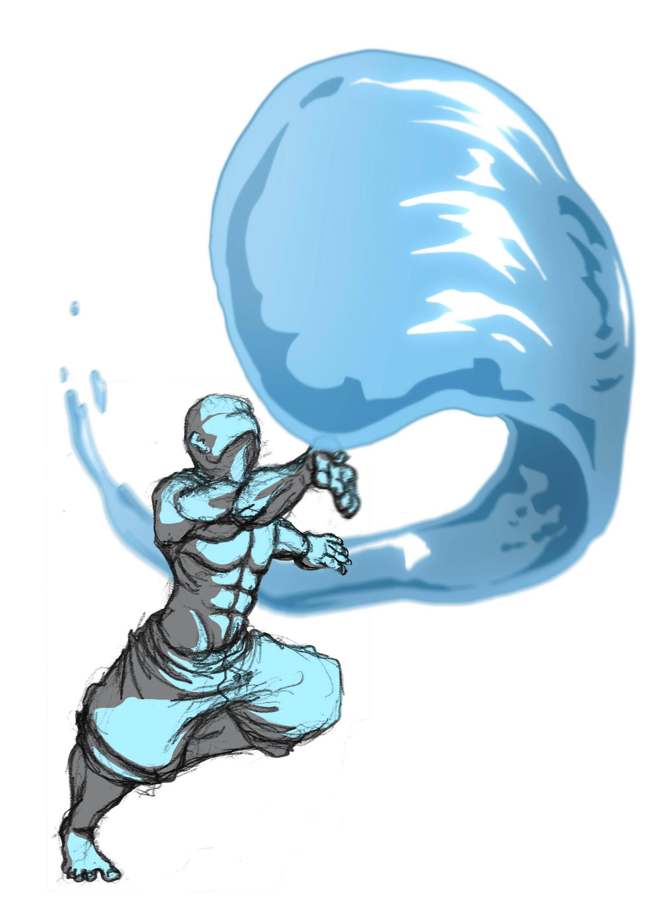 Waterbender Armor Waterbending Shield by moptop4000 on DeviantArt