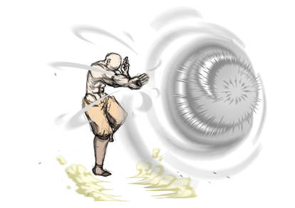 Airbending Blast