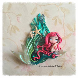 #mermaid #ariel #silk #disney #polymerclay #craft