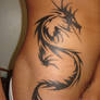 Tattoo dragon tribal