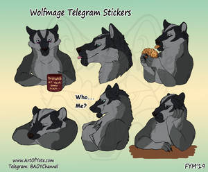 Wolfmage Telegram Stickers