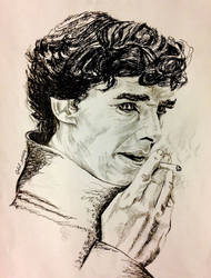 Benedict cumberbatch aka Sherlock Holmes