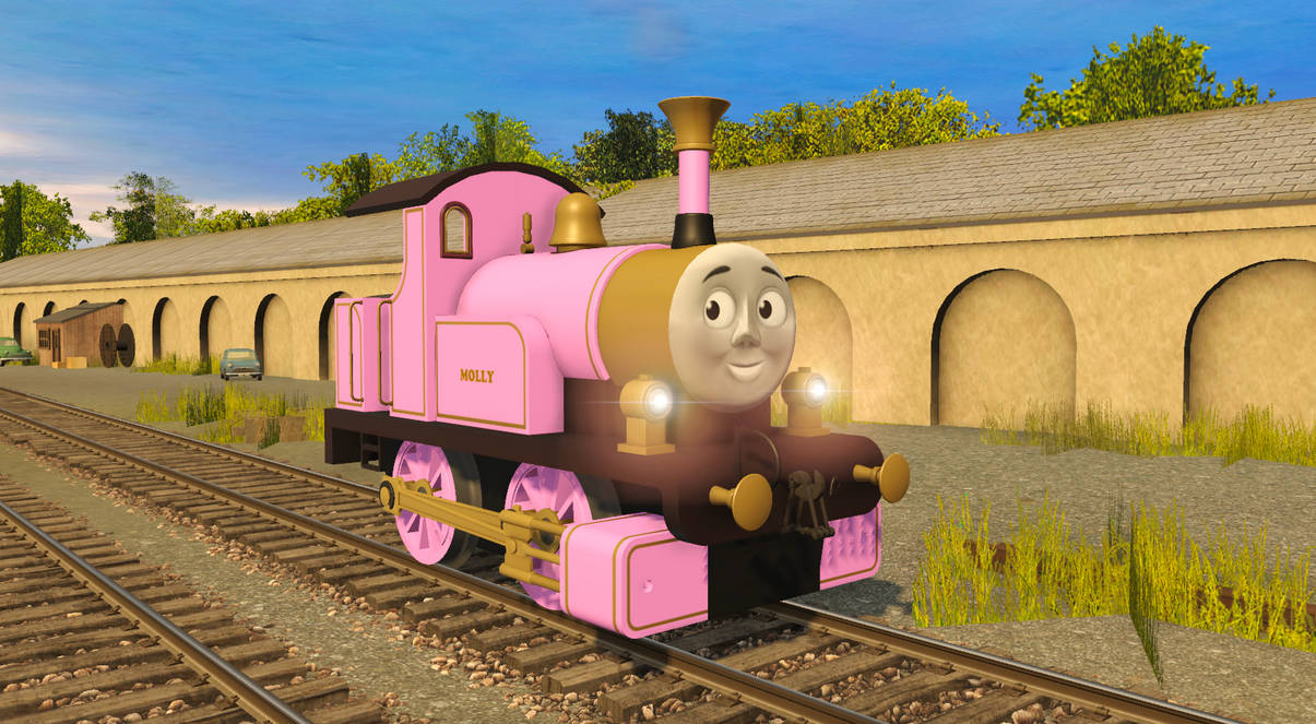 Molly the pink engine by adam2134 on DeviantArt