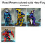 Road Rovers colored suits Hero Forge