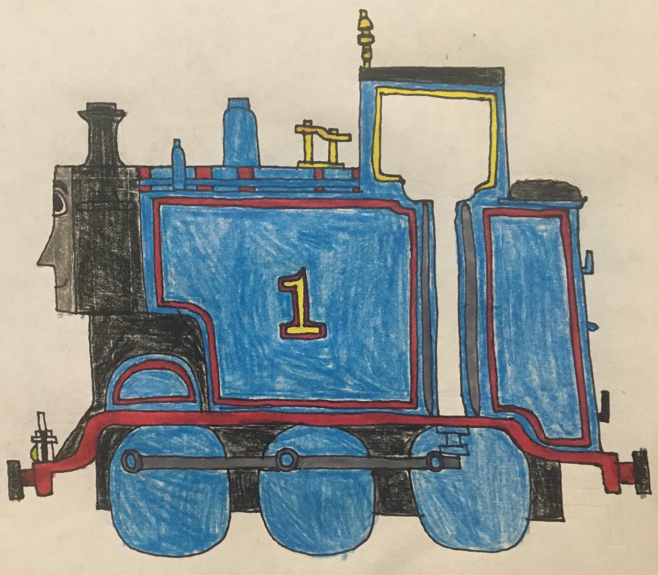 RWS Thomas (side view) by AuraKnight100 on DeviantArt