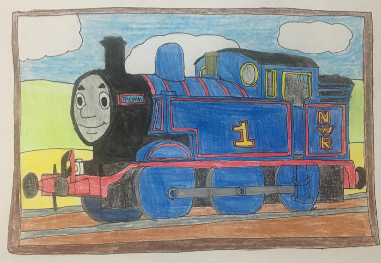RWS Thomas the Tank Engine portrait drawing by AuraKnight100 on DeviantArt