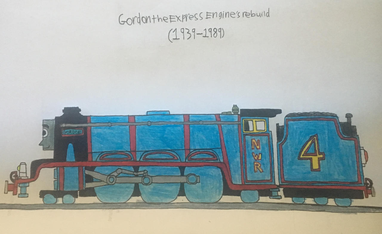 Gordon the Express Engine's rebuild (1939-1989) by AuraKnight100 on ...