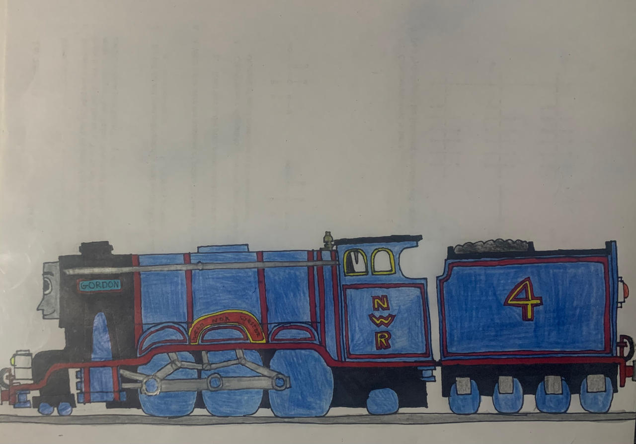 Gordon the Express Engine's modern look by AuraKnight100 on DeviantArt