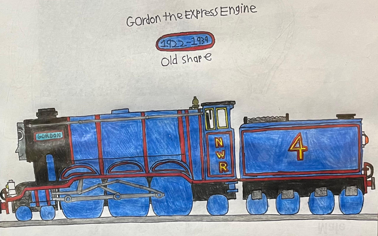 Gordon the Express Engine's old shape by AuraKnight100 on DeviantArt