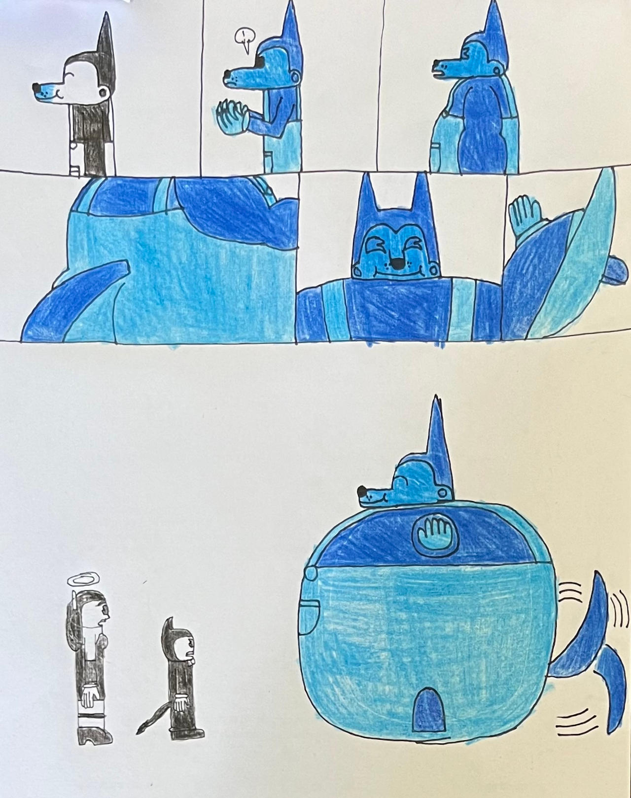 Boris Deviantart Blueberry Boris the Wolf by AuraKnight100 on DeviantArt