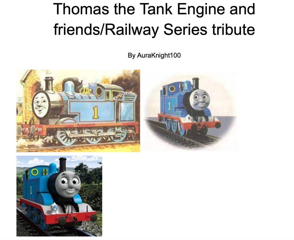 RWS and Thomas and friends 78th tribute by AuraKnight100 on DeviantArt
